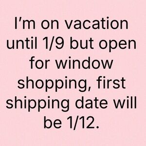 Closet Vacation Notice